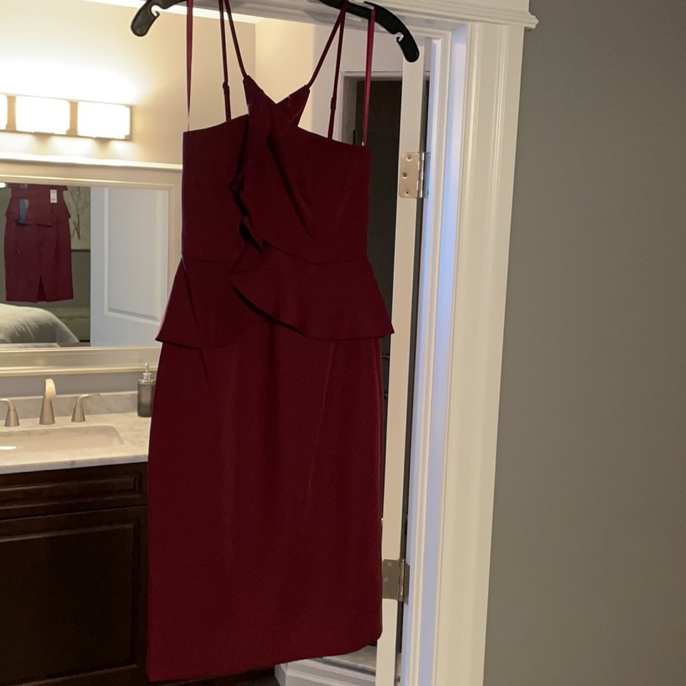 Burgundy BCBG dress. NWT